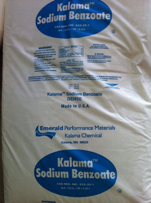 Chất bảo quản, chống mốc Sodium Benzoate - USA - Phụ Gia Thực Phẩm Nhật Thành - Công Ty TNHH Sản Xuất Xuất Nhập Khẩu Nhật Thành